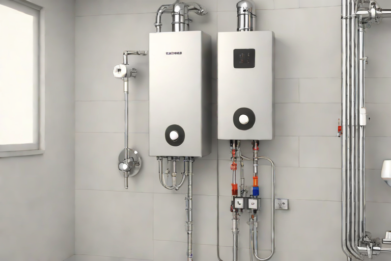 New tankless water heater installed in Boise home utility room